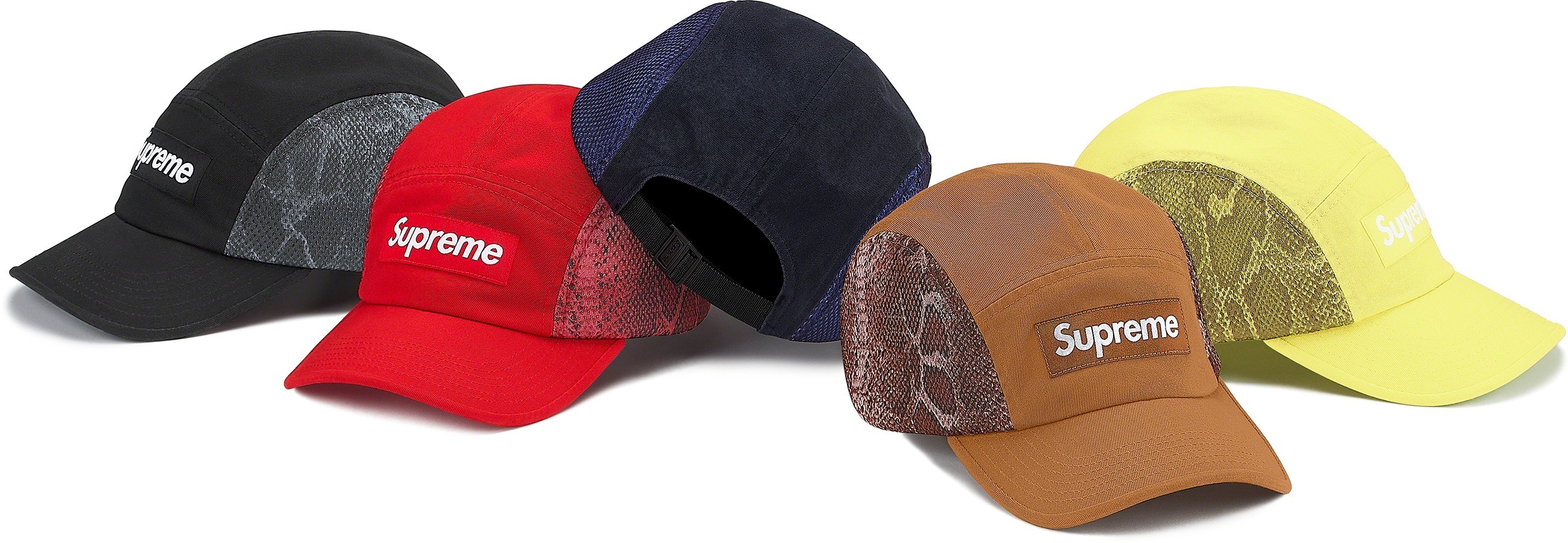 Snakeskin Mesh Camp Cap